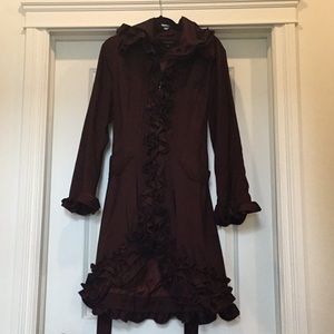 Beautiful  Samuel Dong Ruffle Jacket